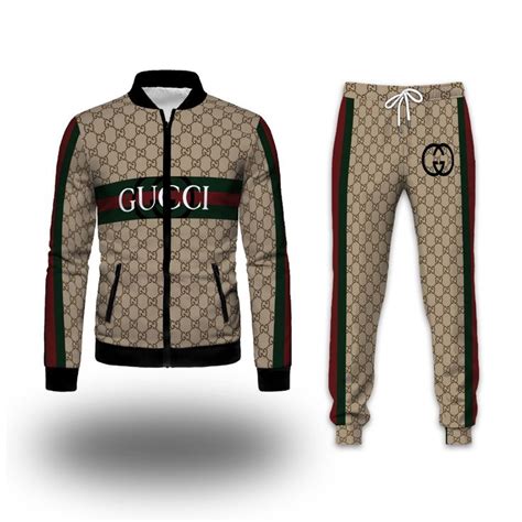 gucci monogram tracksuit|designer tracksuit women's 34 inseam.